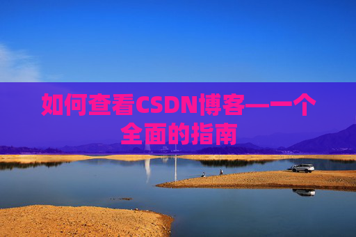 如何查看CSDN博客—一个全面的指南